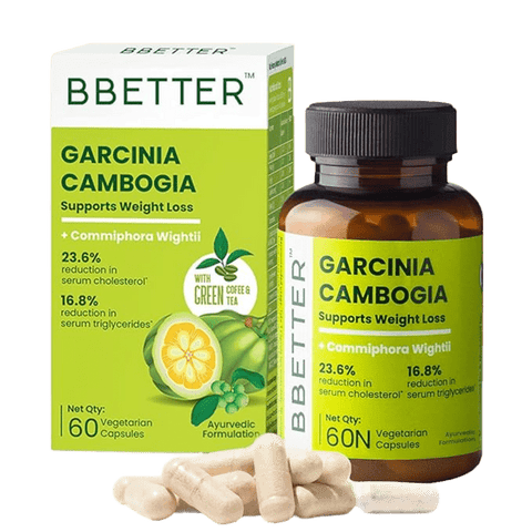 BBETTER Garcinia Cambogia - Ayurvedic Weight Loss Support With Green Coffee & Tea
