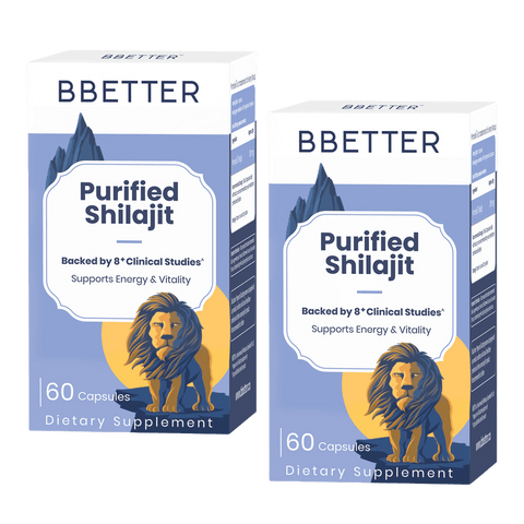 BBETTER Purified Shilajit - With Clinically Proven PrimaVie Shilajit to Support Energy & Vitality