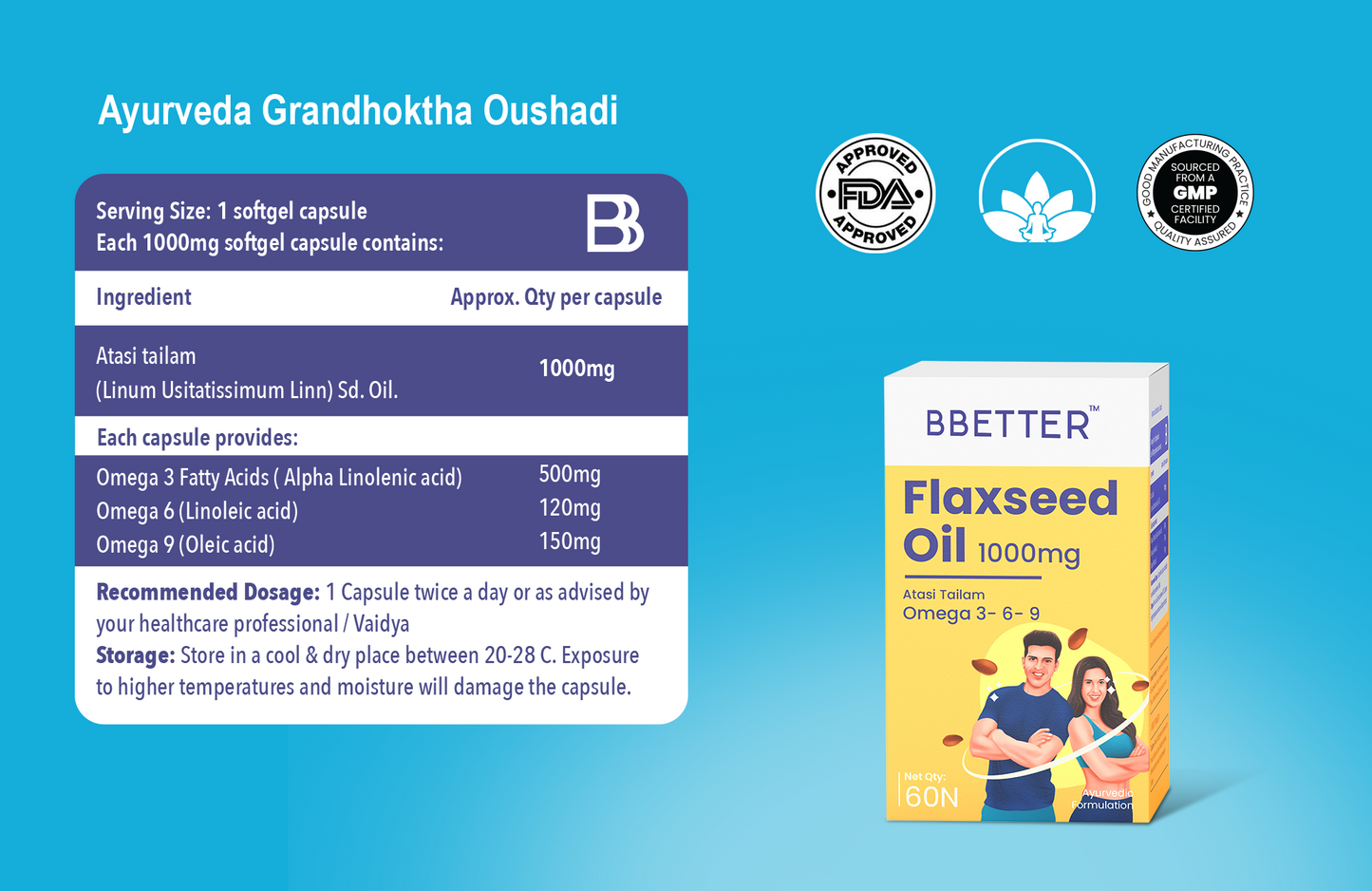 BBETTER Flaxseed Oil
