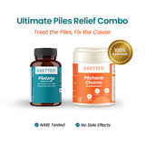 BBETTER Ultimate Piles Relief Combo - Pilo Urja & Pachana Churna