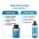 BBETTER Ultimate joint & Muscle Relief Combo - Ortho Urja & Ortho Tejas Oil