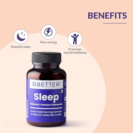 BBETTER Sleep (Melatonin+Chamomile+Valerian)