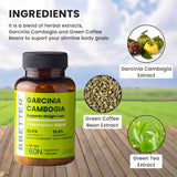 BBETTER Garcinia Cambogia - Ayurvedic Weight Loss Support With Green Coffee & Tea