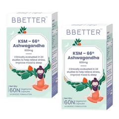 BBETTER Ashwagandha (KSM 66) - 2 Month Course