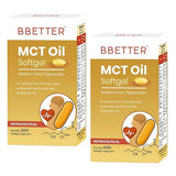 BBETTER MCT Oil Softgels - With Capric Acid & Caprylic Acid to Boost Energy and Metabolism