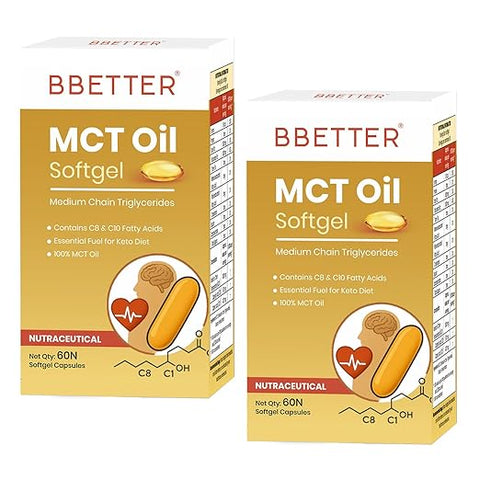 BBETTER MCT Oil Supplement - 2 month course