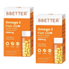 BBETTER Omega 3 Fish Oil - 2 Month Supply