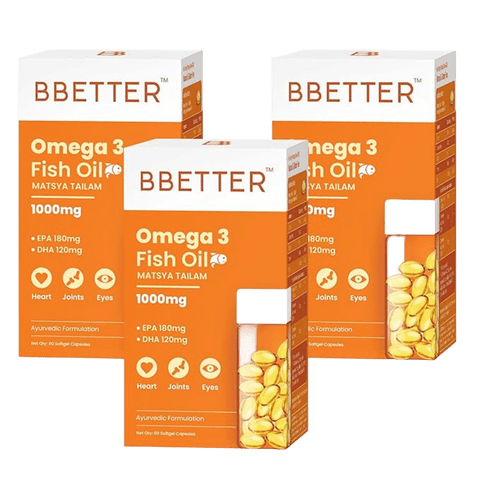 BBETTER Omega 3 Fish Oil - 3 Month Supply