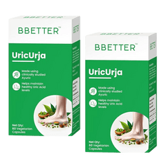 BBETTER UricUrja - Ayurvedic Uric Acid levels management - 2 month course