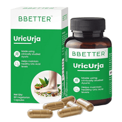 BBETTER UricUrja - Ayurvedic Uric Acid levels management - 1 month course