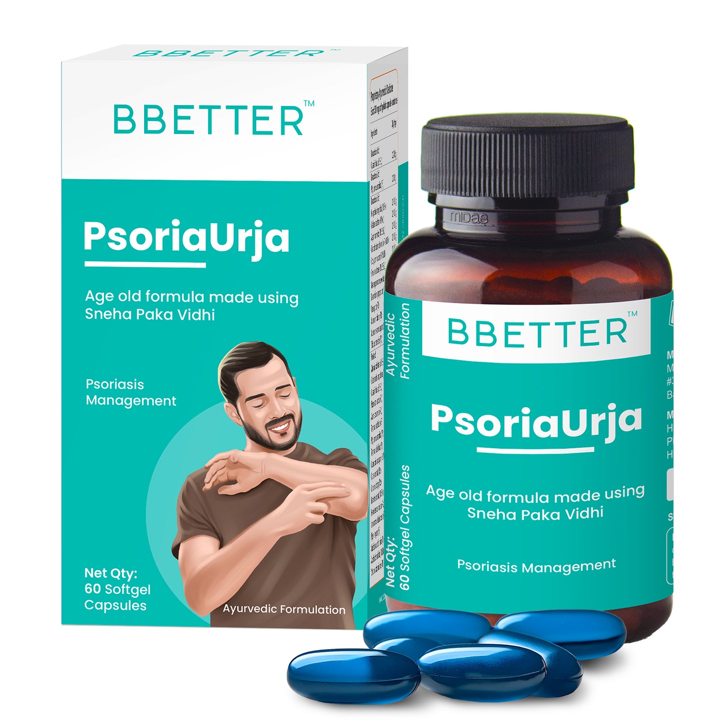 BBETTER PsoriaUrja - 1 month course