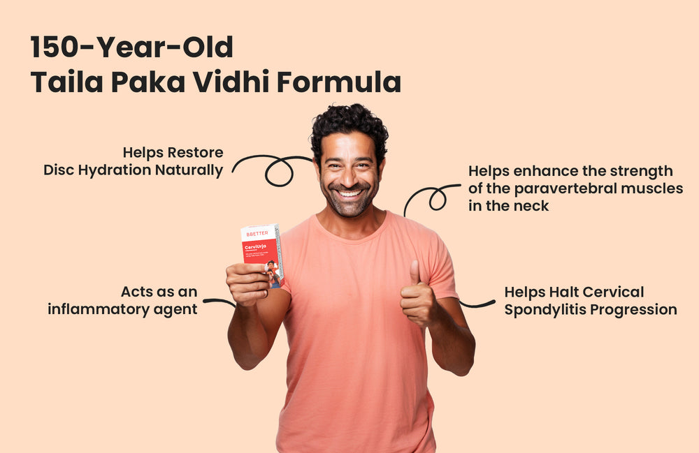 BBETTER CerviUrja - Age old Formula for Cervical Spondylitis, Neck & Shoulder pain Relief