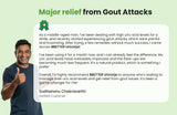 BBETTER UricUrja - With Clinically Proven Ayuric for Gout Pain Relief & Uric Acid Management