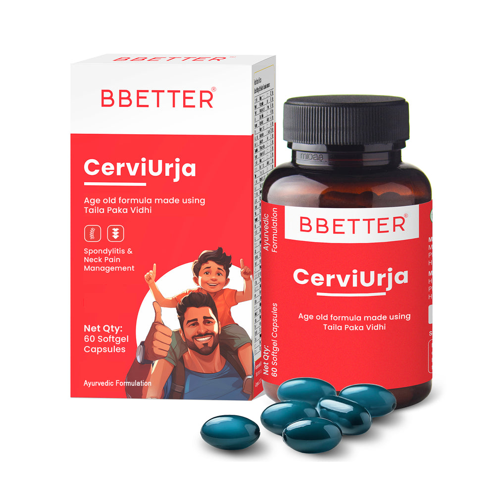 BBETTER CerviUrja - Age old Formula for Cervical Spondylitis, Neck & Shoulder pain Relief