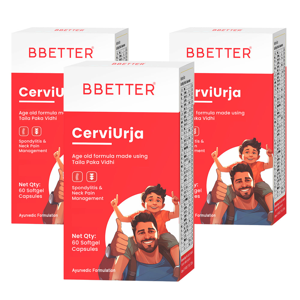 BBETTER CerviUrja - Age old Formula for Cervical Spondylitis, Neck & Shoulder pain Relief
