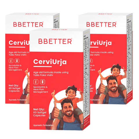BBETTER CerviUrja - Age old Formula for Cervical Spondylitis, Neck & Shoulder pain Relief