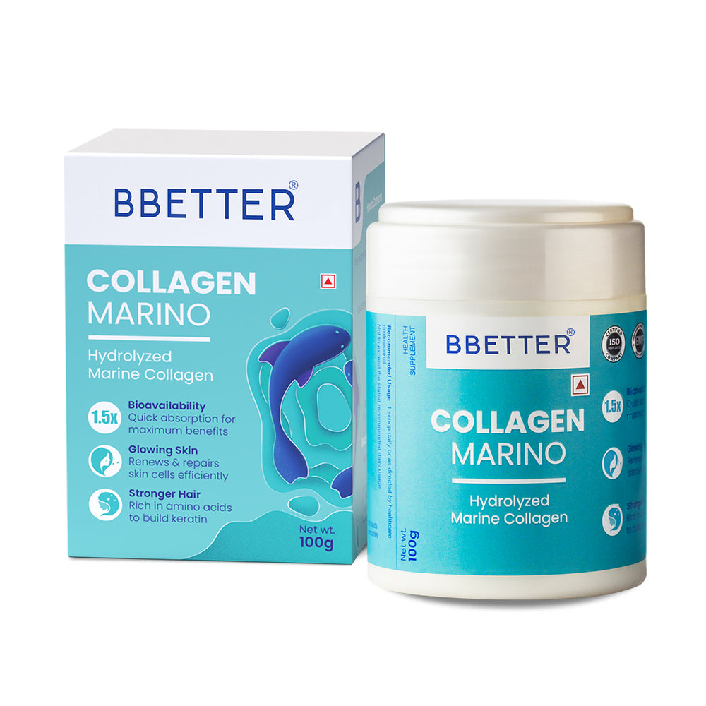 BBETTER Collagen Marino - Hydrolyzed Marine Collagen for Healthy Skin, Hair, Nails & Joints