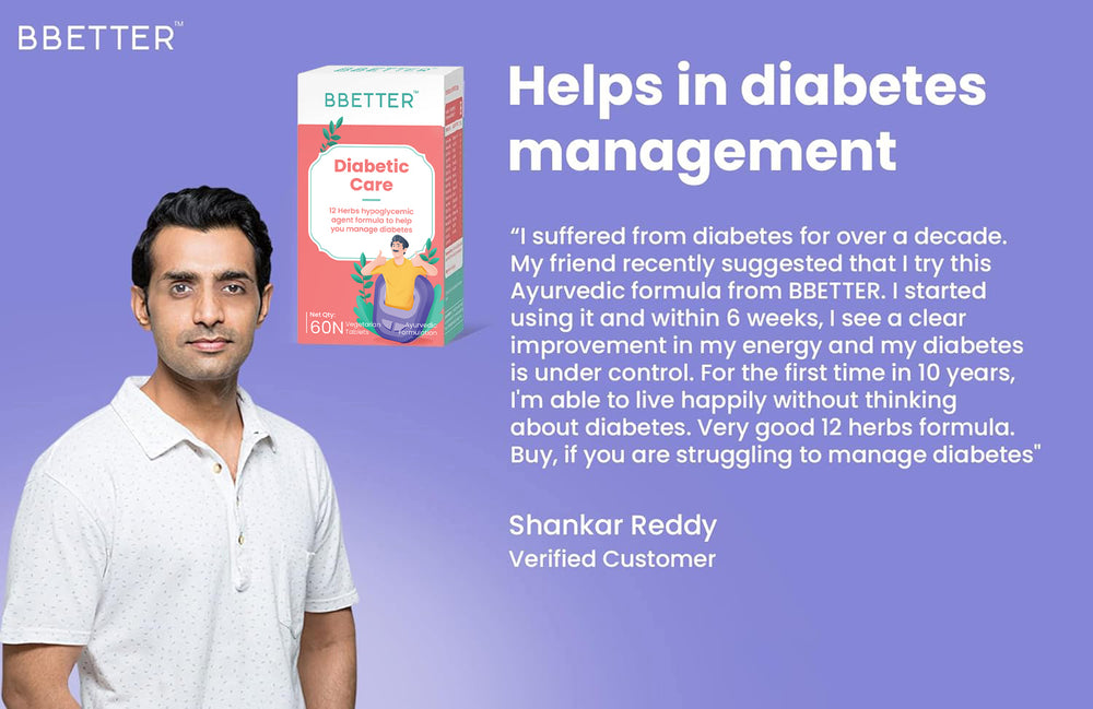 BBETTER Diabetic Care - With Nimba, Jamboo & Guduchi to Manage Diabetes