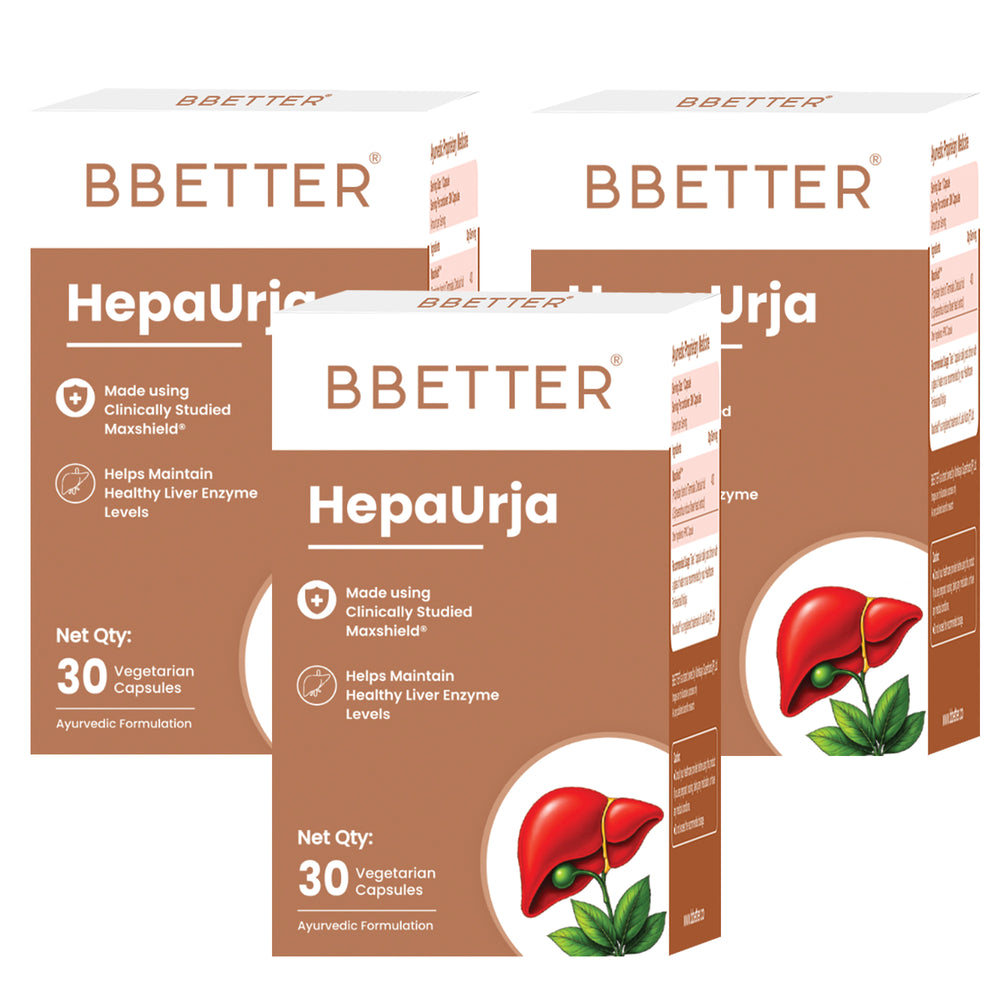 BBETTER HepaUrja - Ayurvedic Supplement for liver-support & Cholesterol Control