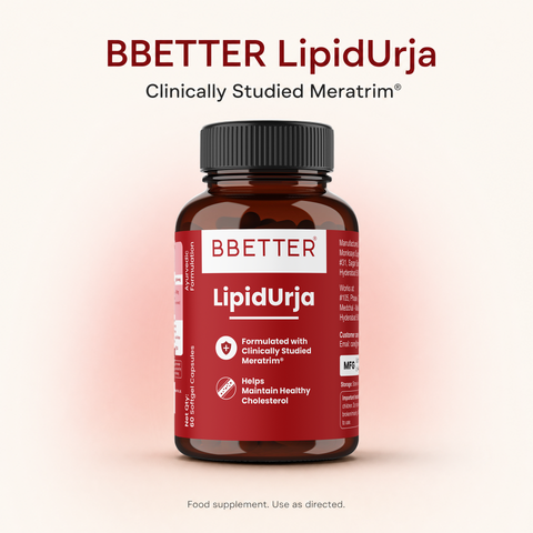 BBETTER LipidUrja – Ayurvedic Supplement for Cholesterol & Triglyceride Support