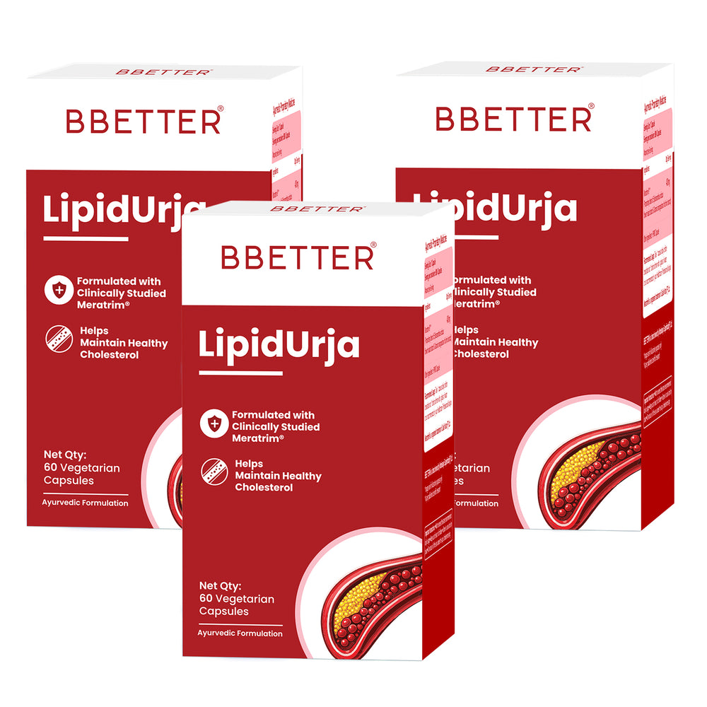 BBETTER LipidUrja – Ayurvedic Supplement for Cholesterol & Triglyceride Support