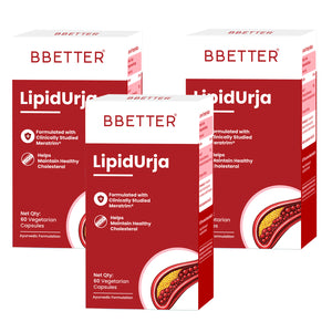 BBETTER LipidUrja – Ayurvedic Supplement for Cholesterol & Triglyceride Support