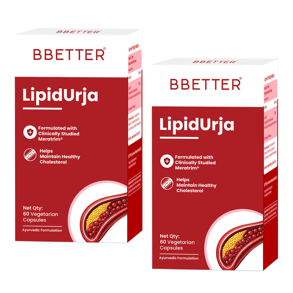 BBETTER LipidUrja – Ayurvedic Supplement for Cholesterol & Triglyceride Support