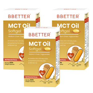 BBETTER MCT Oil Supplement - 3 month course