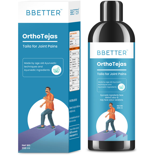 BBETTER Ortho Tejas – Oil for Joint Pains | Made by age old Ayurvedic techniques