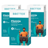 BBETTER PiloUrja - Lab Tested Ayurvedic Capsules for Piles & Haemorrhoids relief