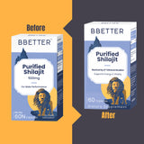 BBETTER Purified Shilajit - With Clinically Proven PrimaVie Shilajit to Support Energy & Vitality