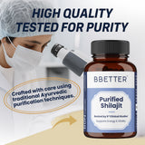 BBETTER Purified Shilajit - With Clinically Proven PrimaVie Shilajit to Support Energy & Vitality
