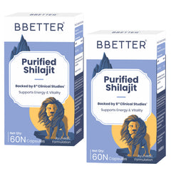 BBETTER Purified Shilajit - With Clinically Proven PrimaVie Shilajit to Support Energy & Vitality