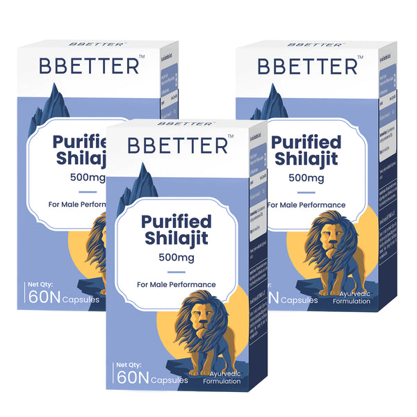 BBETTER Purified Shilajit - 3 Month Course