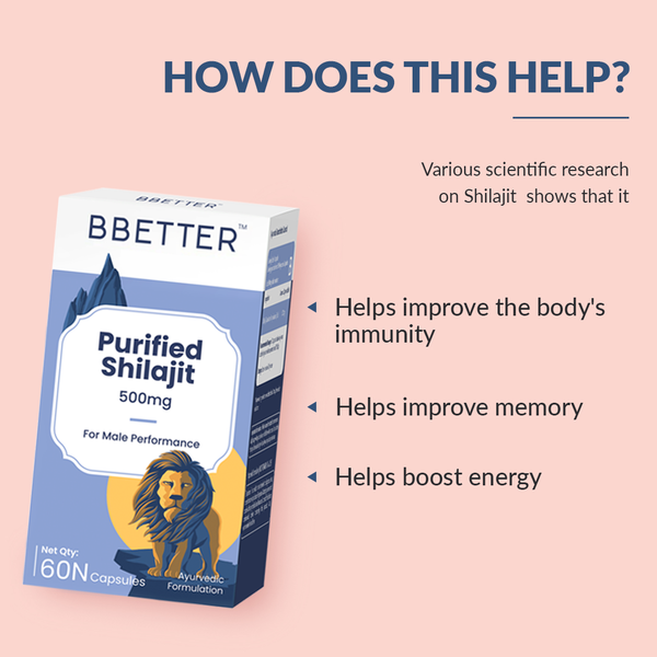 BBETTER Purified Shilajit - 2 Month Course