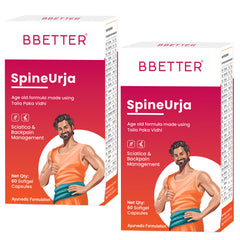 BBETTER SpineUrja - Made using Taila Paka Vidhi for Sciatica & Lower Back Pain Relief