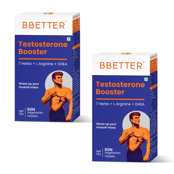 BBETTER Testosterone Booster for Men - 2 Month Course