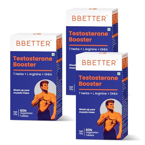 BBETTER Testosterone Booster for Men - 3 Month Course