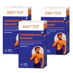BBETTER Testosterone Booster for Men - 3 Month Course