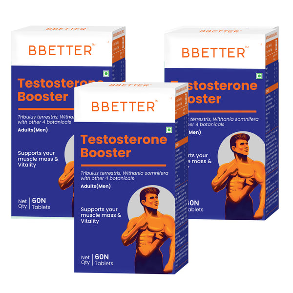 BBETTER Testosterone Booster for Men - 3 Month Course