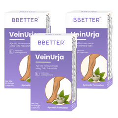 BBETTER VeinUrja - Ayurvedic Supplement for Varicose Vein Relief & Healthy Circulation