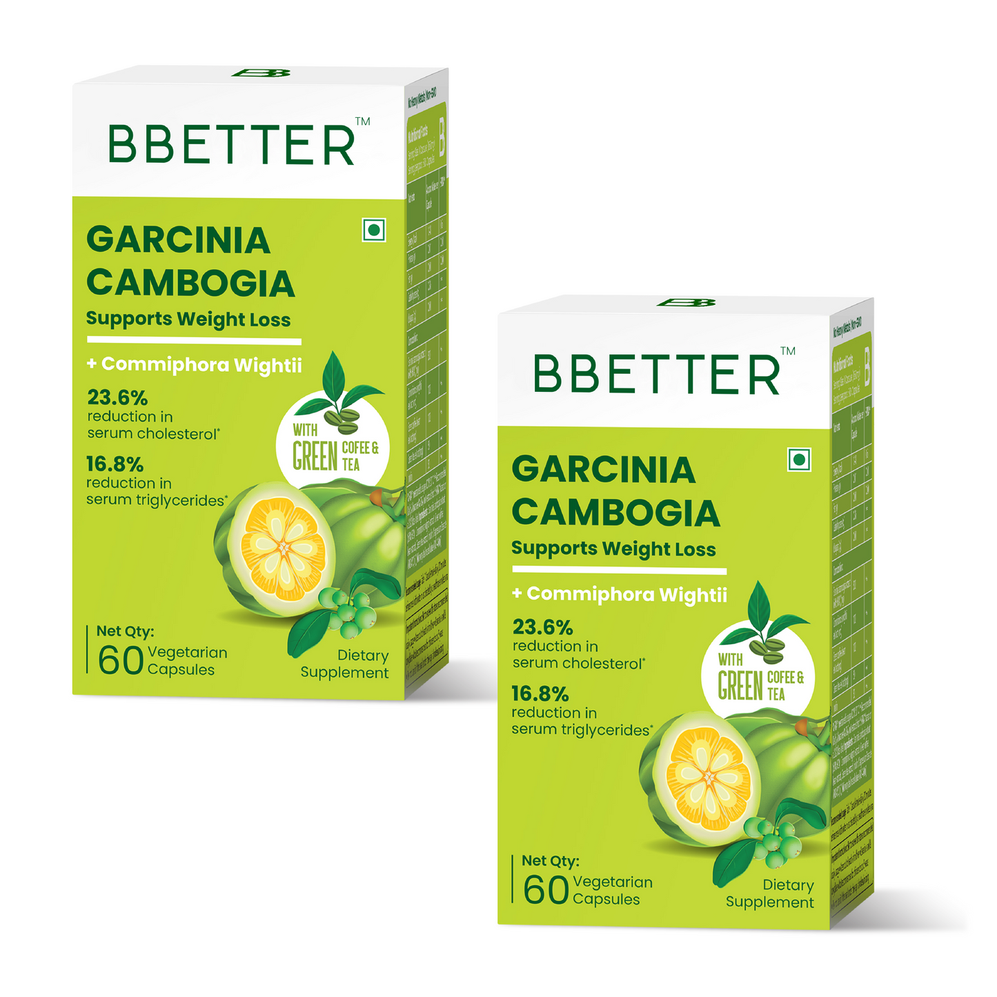 Garcinia Cambogia With Ayurvedic Herbs - 2 Month Supply