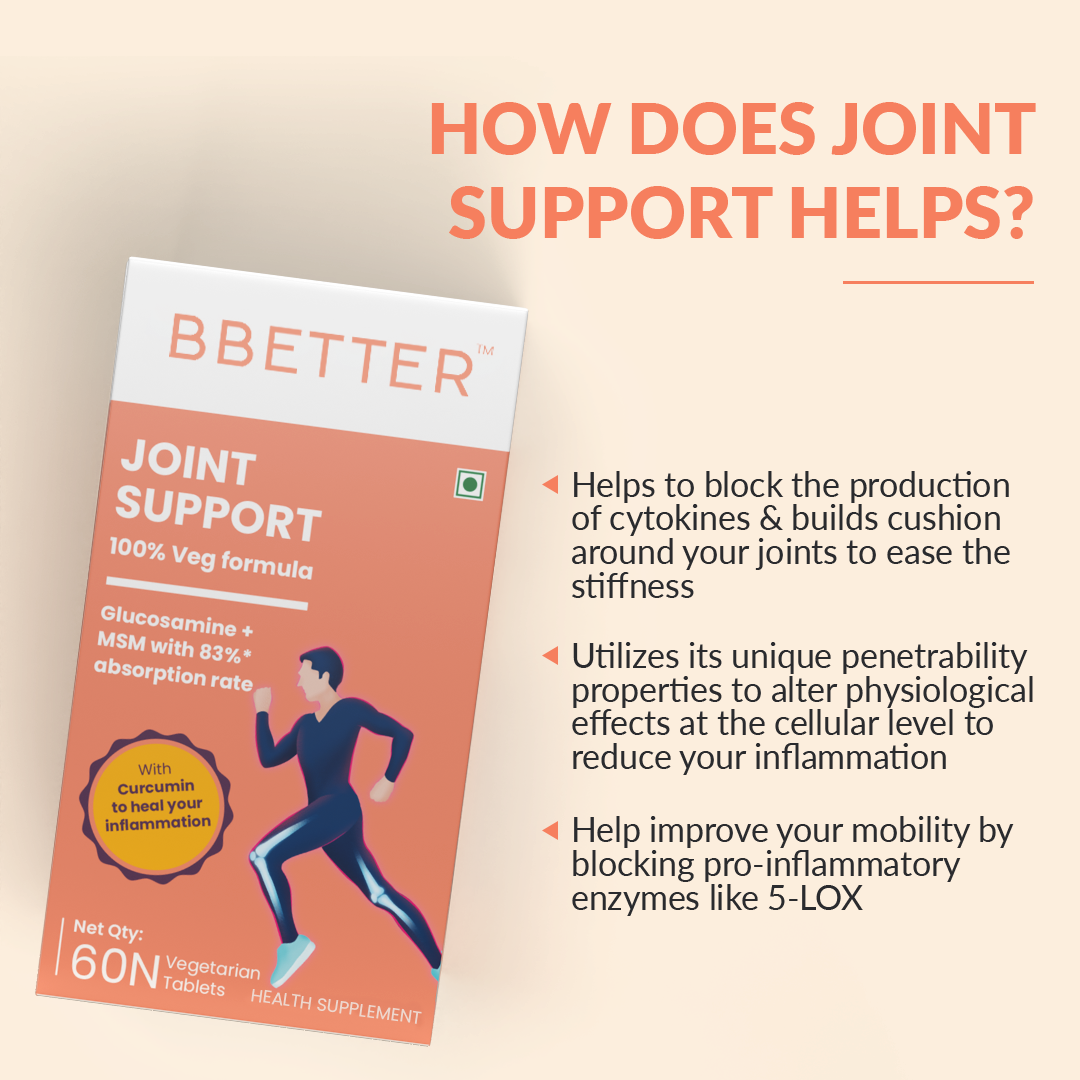 BBETTER Joint Support Supplement (100% Veg)