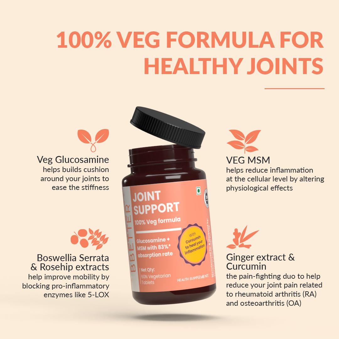 BBETTER Joint Support Supplement (100% Veg)