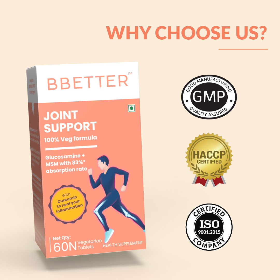 BBETTER Joint Support Supplement (100% Veg)