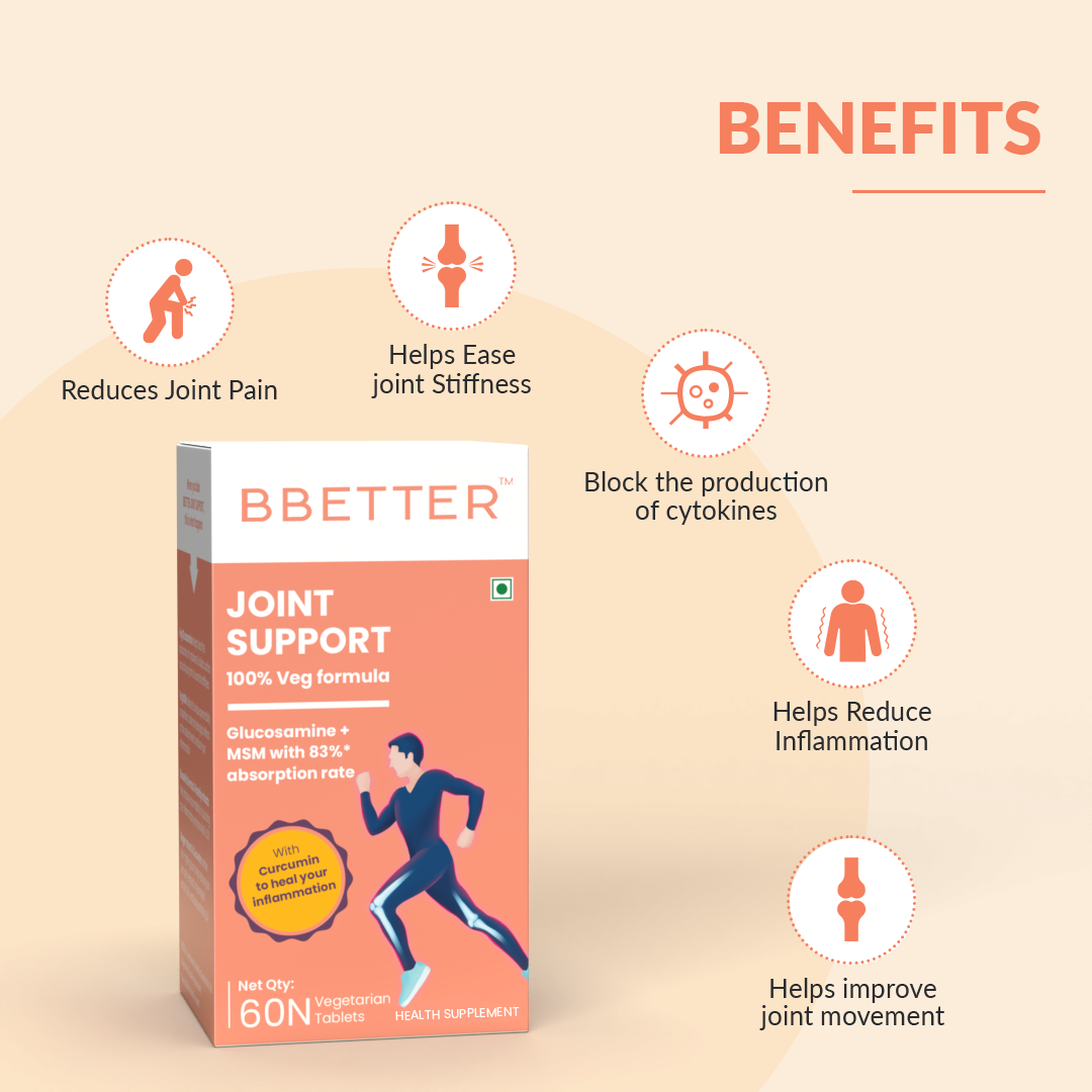 BBETTER Joint Support Supplement (100% Veg)