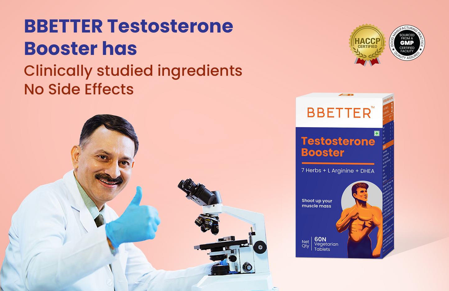 BBETTER Testosterone Booster for Men